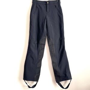 Ariat breech fleece lined black pants women 24R  stirrup horse riding equestrian